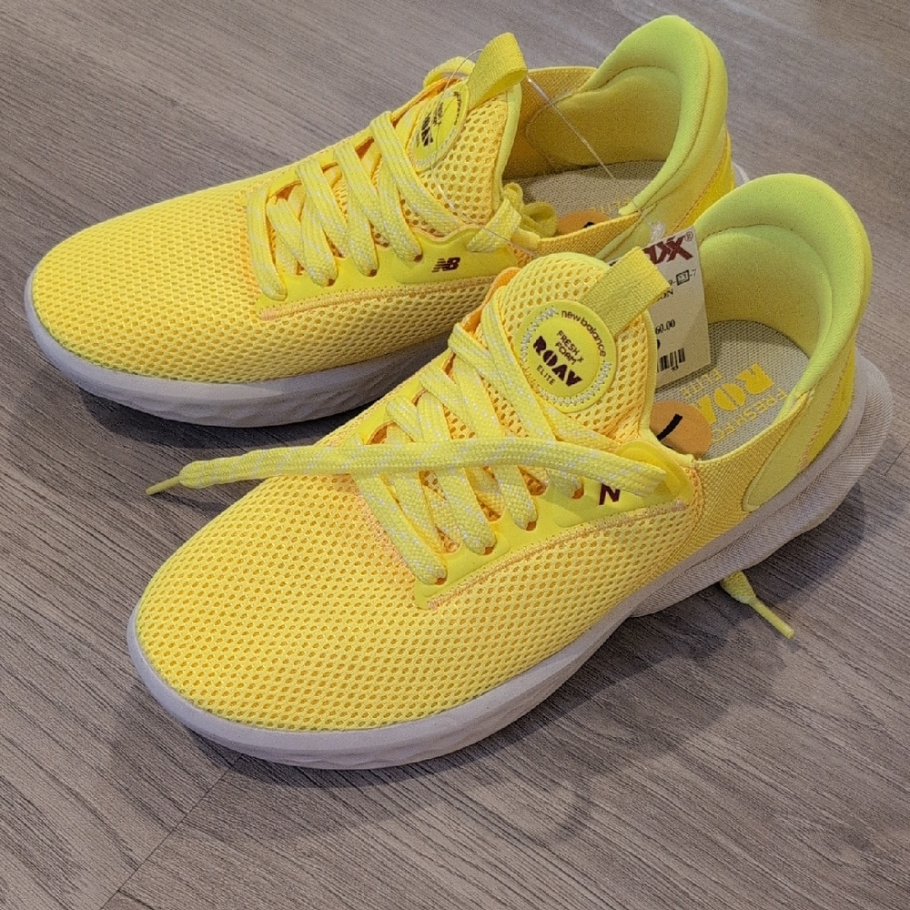 New Balance Vibrant Yellow Athletic Shoes